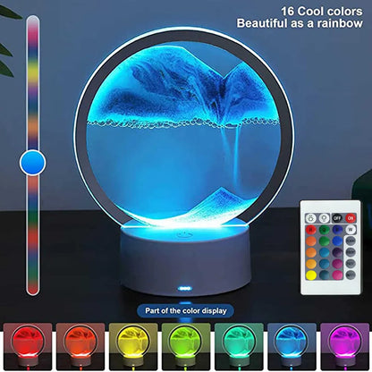 Sanduhr Nachtlicht RGB 16 Farben 3D