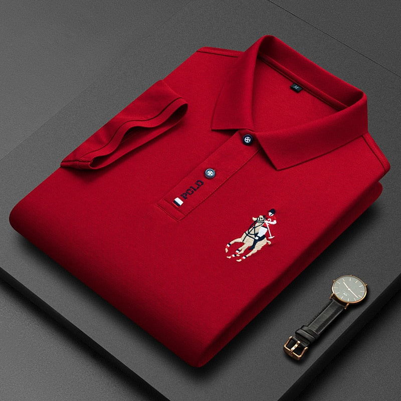 Kurzarm Polo-Shirt Kurzarm Einfarbig
